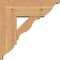 Ekena Millwork Funston Traditional Smooth Bracket w/ Offset Brace, Western Red Cedar, 7 1/2"W x 20"D x 20"H BKT0806X20X20FST01SWR - alternate 2